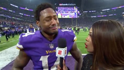 Stefon Diggs gets emotional in interview after game-winning touchdown - Sports Illustrated