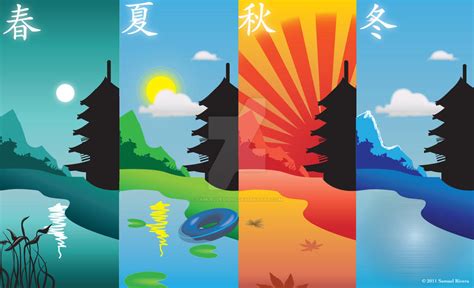 Seasons in Japan by SamuelDesigns on DeviantArt