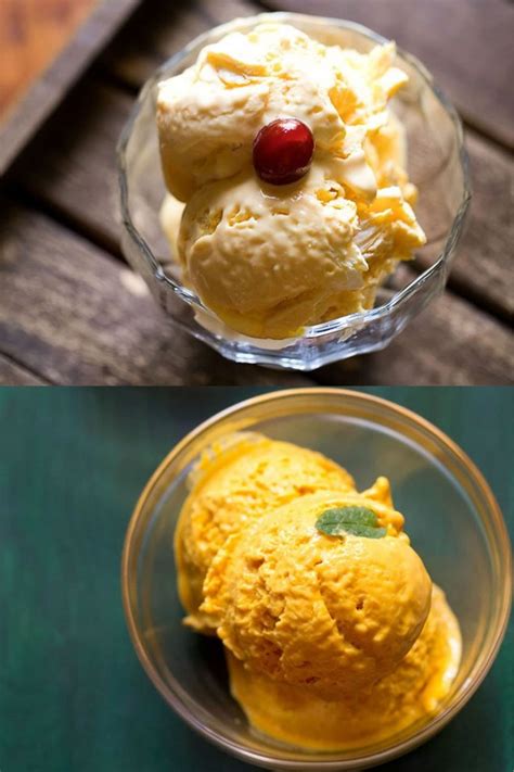 Mango Ice Cream (2 Ways) » Dassana's Veg Recipes