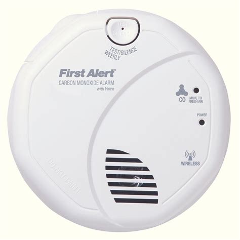 First Alert Wireless Interconnect Carbon Monoxide Detector with Voice Alarm-CO511B - The Home Depot