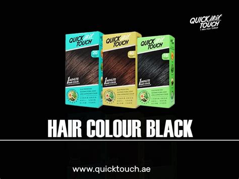 Hair Colour Black — Tips For Using The Hair Dye At Home - Quicktouch - Medium