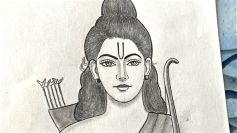 Lord Shree ram pencil drawing || Ram Navami drawing for beginners - YouTube