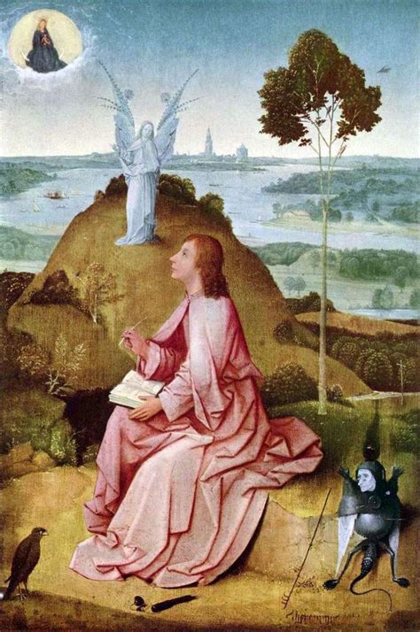 San Juan el teólogo en la isla de Patmos – Hieronymus Bosch ️ - Es: Jerome de Bosch