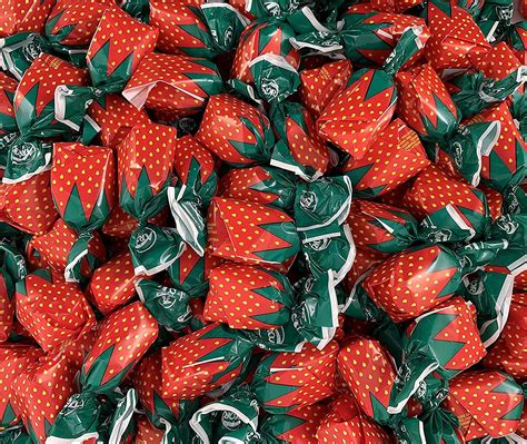 Sunny Island Arcor Strawberry Bon Bons Filled Hard Candy Bulk, 2 Pound ...