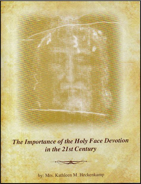 Carmel Books: The Importance of the Holy Face Devotion in the 21st Century