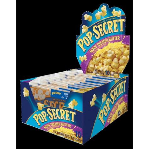 Pop Secret Popcorn Movie Theater Butter, 3.2 Oz - Walmart.com - Walmart.com