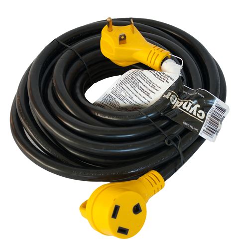 30 Amp Cynder RV Power Extension Cord 25' ft Yellow w/handle - $3..