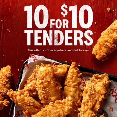 DEAL: KFC - 10 Tenders for $10 | frugal feeds