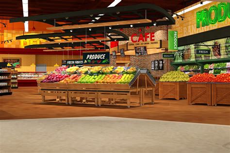 Maxi Foods | Supermarket Design by I-5 Design | Supermarket design ...