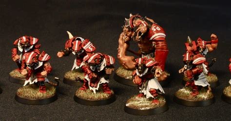 Blood Bowl Skaven Team Conversion including Rat Ogre, Stormvermin Blitzers, Linemen, Thrower and ...