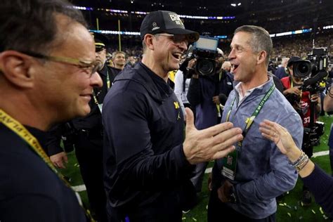 Jim Harbaugh says he can sit at ‘big person’s table’ with family after ...