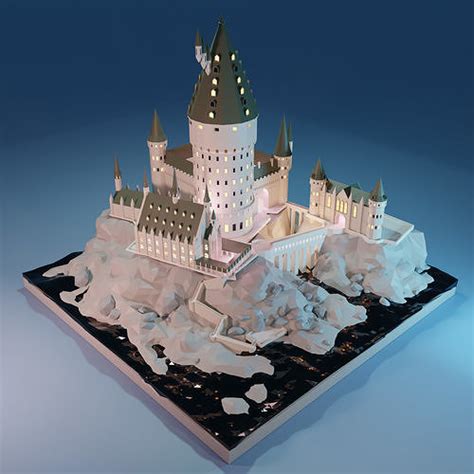 3D model Hogwarts Castle from Harry Potter VR / AR / low-poly animated | CGTrader