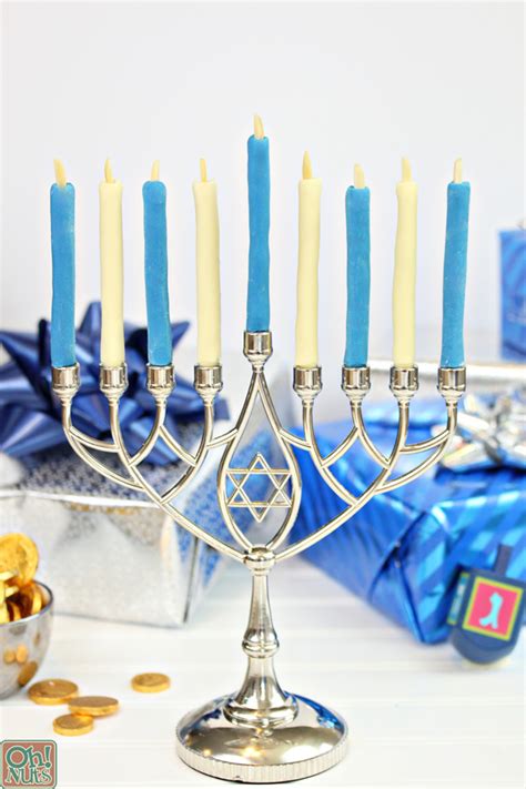 Edible Menorah Candles | Oh Nuts Blog