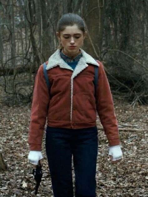 Stranger Things Nancy Wheeler Red Jacket – Bay Perfect