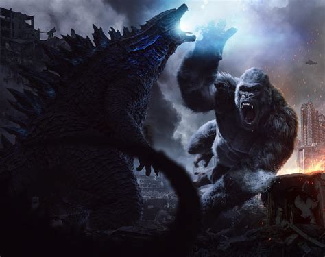 GODZILLA vs KONG fan art byu/clphotog : r/GODZILLA