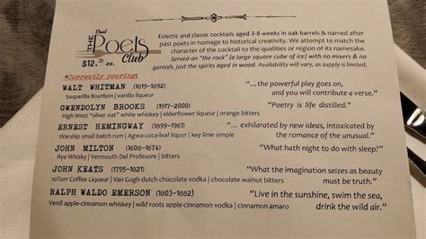 Menu at The Twisted Fork restaurant, Reno