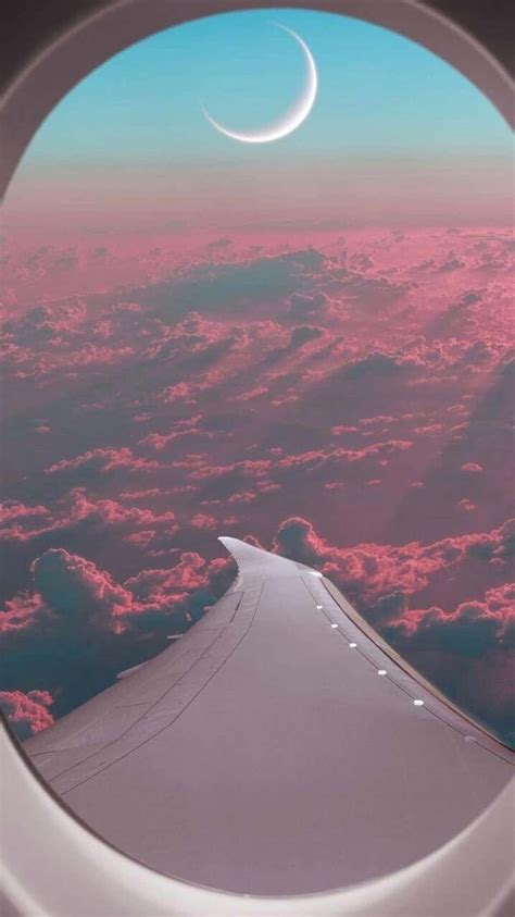 Download Travel Aesthetic Phone Plane Window Wallpaper | Wallpapers.com