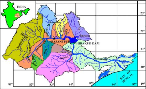 Mahanadi River System Map