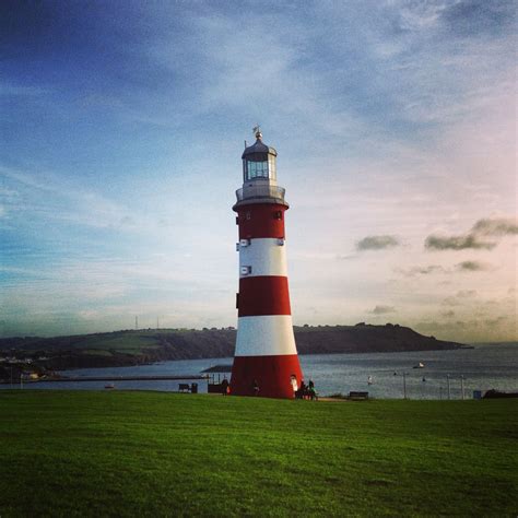 Smeaton's Tower on Plymouth Hoe, England