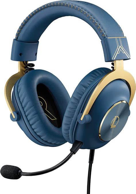 Logitech G PRO X Gaming Headset - Blue VO!CE, Detachable Microphone ...