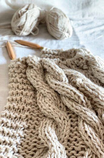 Christmas blanket knitting pattern – Artofit