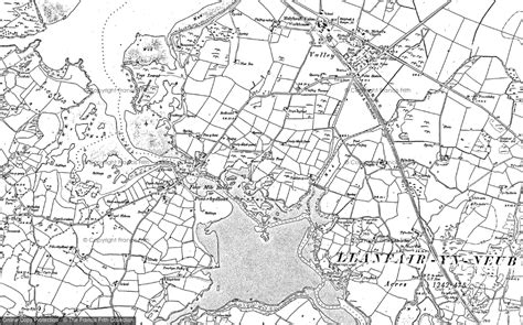 Historic Ordnance Survey Map of Four Mile Bridge, 1899