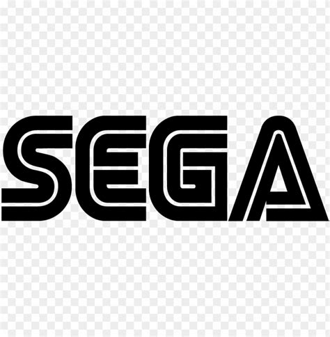 Sega Logo Font By Unknown - Sega Logo Black And White PNG Transparent ...