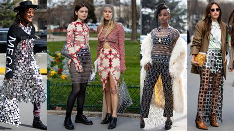 Showgoers Wore a Lot of Chainmail on Day 3 of Paris Fashion Week ...