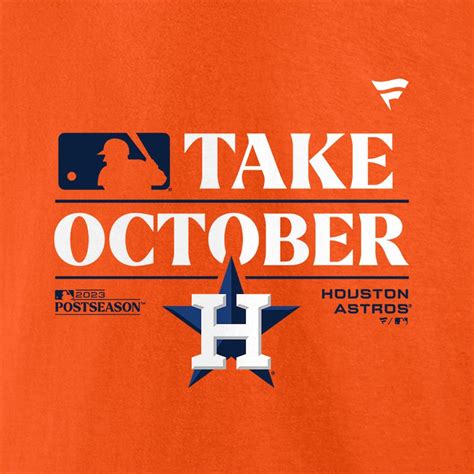 Men's Fanatics Branded Orange Houston Astros 2023 Postseason Locker ...