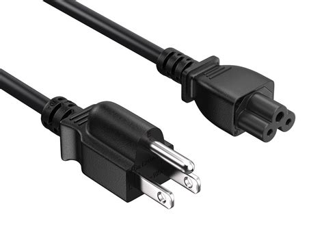 6ft 3-Prong Notebook AC Power Cord IEC320 C5 to NEMA 5-15P | notebook