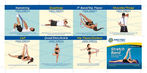 stretches with stretch band - Google Search | Workout guide, Hip flexor ...