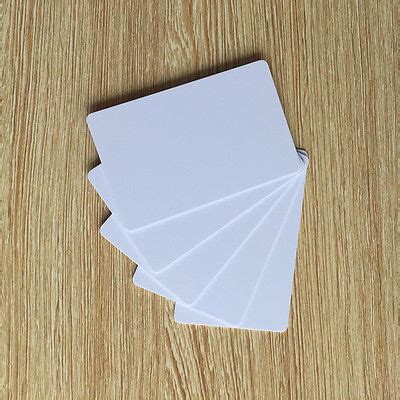 Blank PVC Card Printable Plastic Photo ID White Credit Card 30Mil CR80 ...