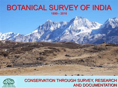 Botanical survey of india | PPT