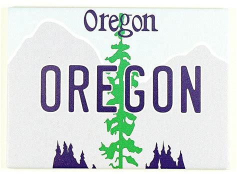 OREGON LICENSE PLATE FRIDGE COLLECTOR'S SOUVENIR MAGNET 2.5" X 3.5" | eBay