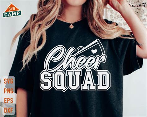 Cheer Squad Svg Cheerleader Svg Megaphone Svg Cheer Mom - Etsy