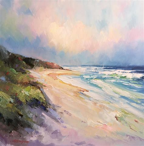 "Sand dunes at Portsea Back beach Ocean Landscape Painting, Seascape Paintings, Oil Painting ...