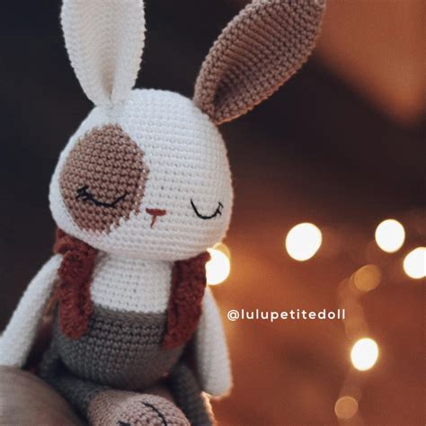 Little Bunny Crochet Pattern, Amigurumi crochet pattern - Lulupetitedoll