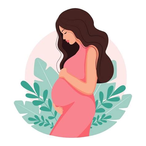 Premium Vector | A modern illustration about pregnancy and motherhood ...