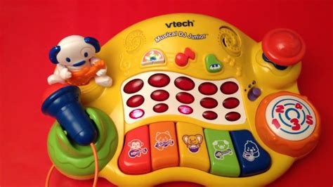 Vtech Musical DJ Junior Kids Toy with Lights Sounds Music - YouTube