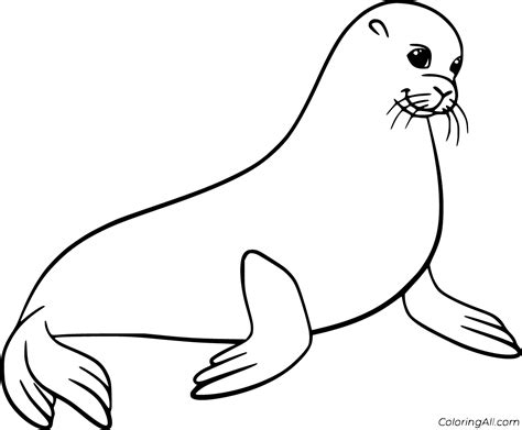 Sea Lion Coloring Pages (40 Free Printables) - ColoringAll