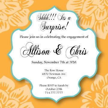 Items similar to Surprise Engagement Party Invitation on Etsy