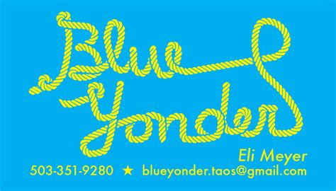 Blue Yonder Logo and Business Card - Kyle Mayfield