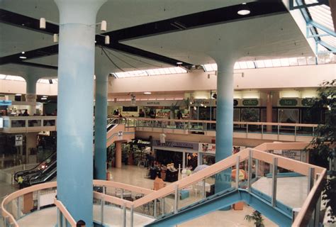 Maidstone Mall interior from the mezzanine floor's north-east corner ...