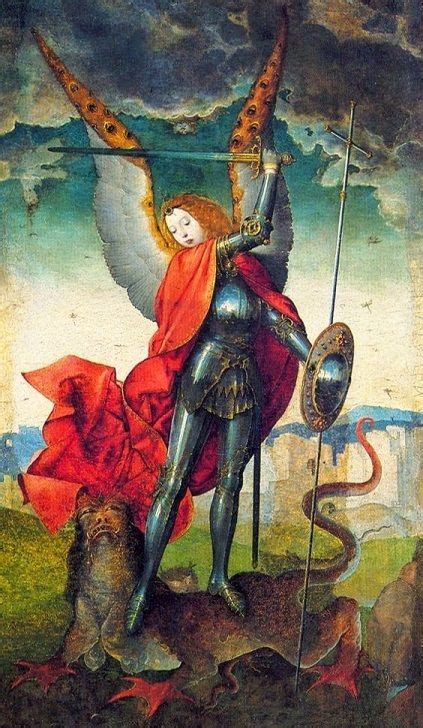 Saint Michael by Juan de Flandes, c. 1505. | Fairytale art, Medieval art, Michael art