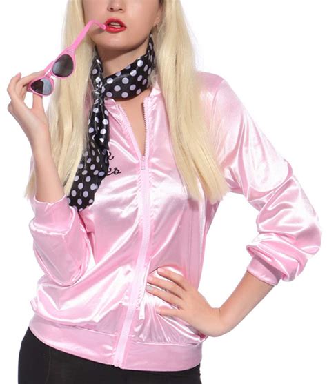 Women's Adult Grease Pink Ladies Jacket - Jackets Creator