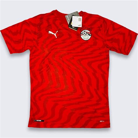 Egypt National Team Puma Red Soccer Jersey NWT New With Tags 2019/2020 ...