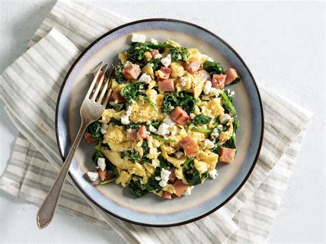 Scrambled Eggs With Ham