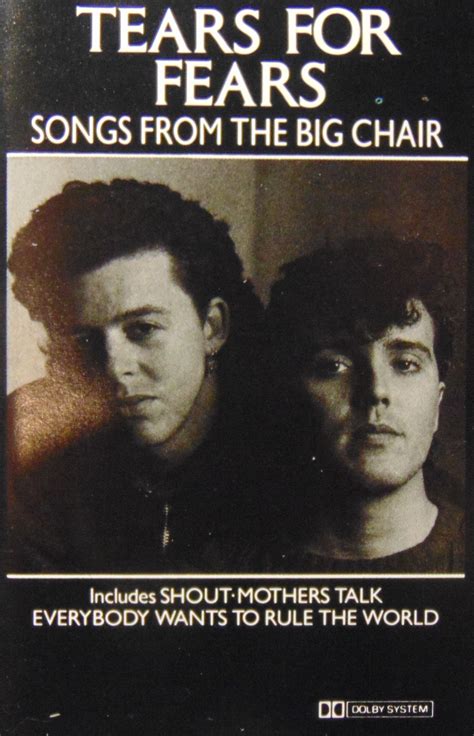 Tears For Fears - Songs From The Big Chair - Cassette | Tears for fears ...