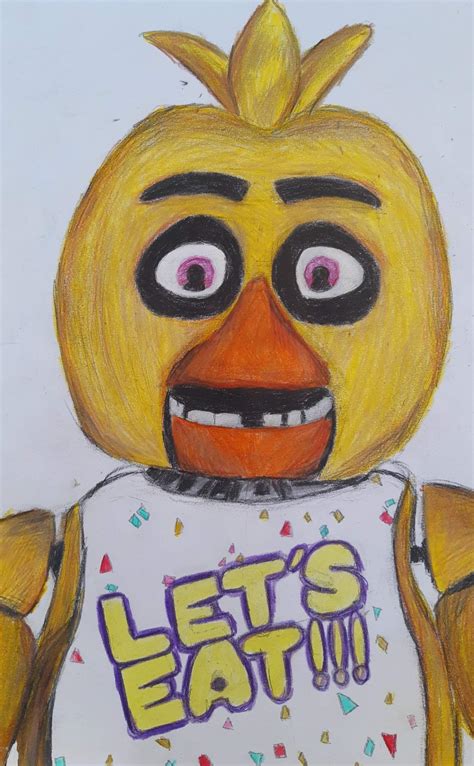 Chica drawing | Five Nights At Freddy's Amino