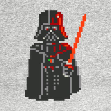 Darth Vader - pixel art - Imperial - T-Shirt | TeePublic